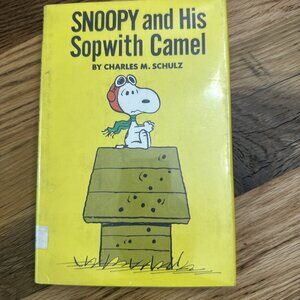 Snoopy And His Sopwith Camel Book Vintage 1969 Children’s